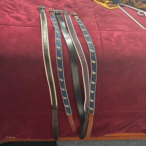 5 Belts. Size 36